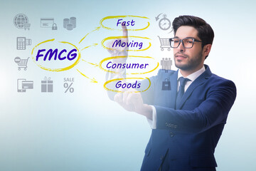 FMCG concept - fast moving consumer goods