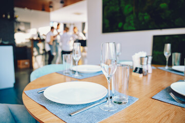 table in restaurant