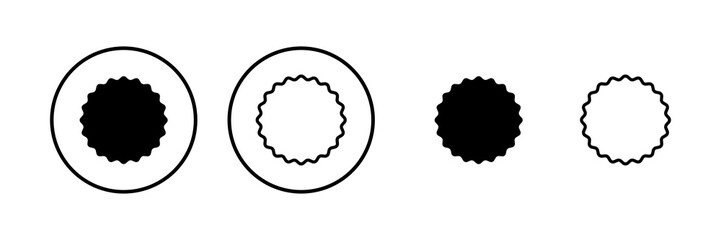 Badge icon vector illustration. Awards icon vector. Achieve sign and symbols