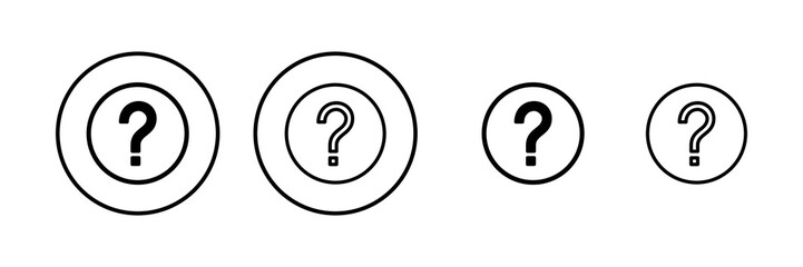 Question icon vector illustration. question mark sign and symbol