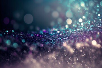 abstract glitter silver  purple  blue lights background
