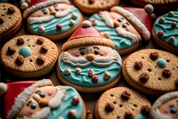 Fototapeta na wymiar Cute Christmas cookies