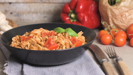 Italian Pasta with Tuna and Basil