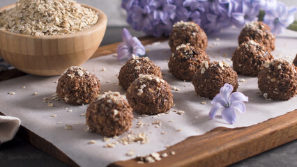 Homemade energy balls