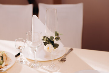 wedding table setting