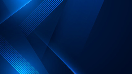Obraz premium Abstract blue background poster with dynamic. technology network Vector illustration.