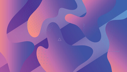 Liquid Poster. Violet Mobile Layout. Spectrum Invitation. 3d Landing Page. Flat Fluid Shape. Neon Journal. Graphic Page. Futuristic Flyer. Magenta Liquid Poster