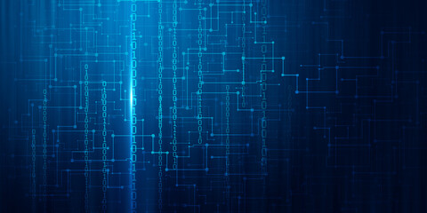 Abstract futuristic technology background. Wireless network and Connection technology concept. technology big data background concept.