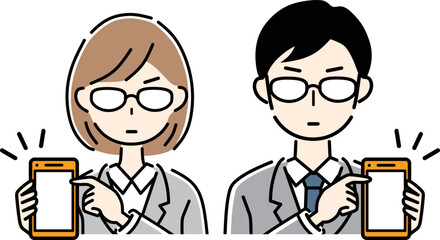 スマホ　ビジネスパーソン