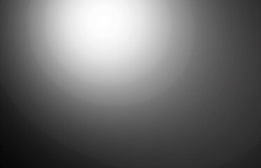 Black and white smooth gradient Abstract background image, gray tone.Science or technology display concept.Metal or metallic color.spotlight in oom or studio.Graphic illustration.