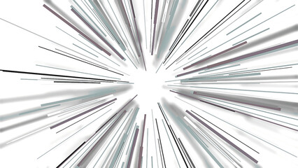 Rotating rays in circle. Motion. Animation with simple rotating circle of rays and stripes. Rotating circle of stripes in technological style
