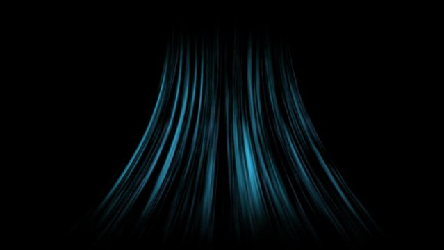 Air conditioner cool wind blowing effect, alpha channel