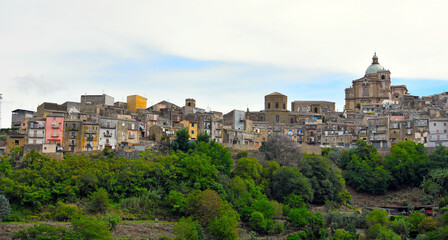 Fototapeta na wymiar panorama of piazza Armerina Sicily Italy