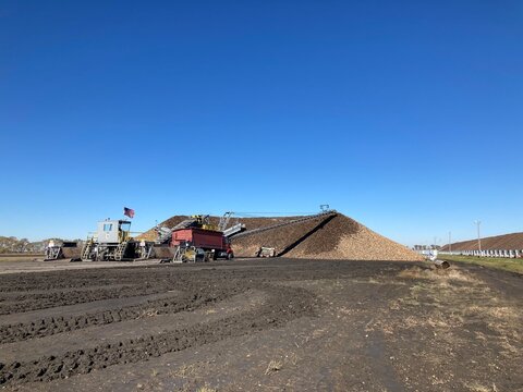 Sugar beet pile