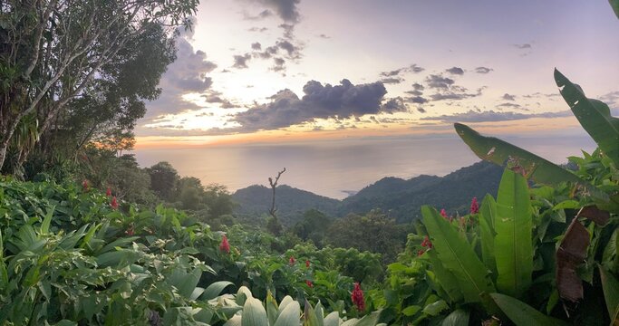 Sunset ocean view