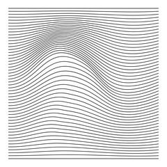 Abstract wave lines