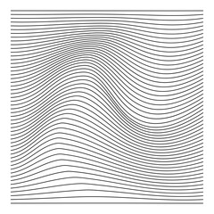 Abstract wave lines