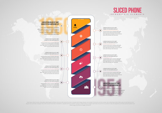 Sliced Phone Infographic