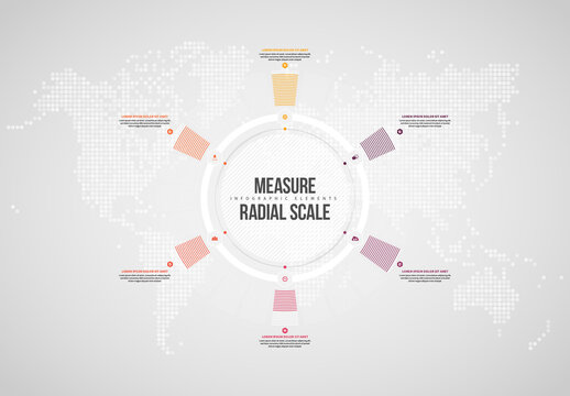 Radial Measure Scale Infographic