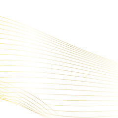 Abstract gold wave