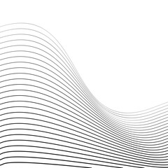 Naklejka premium Abstract blend wireframe