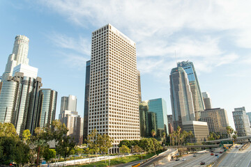 Fototapeta na wymiar Downtown Los Angeles Cityscape