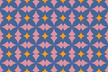 レトロなシームレスパターン
