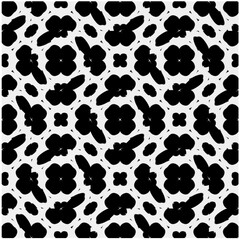 Monochrome Repeat Pattern.black and white grunge  background.Abstract halftone pattern.