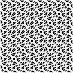 Monochrome Repeat Pattern.black and white grunge  background.Abstract halftone pattern.