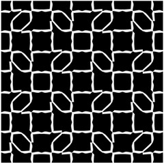Monochrome Repeat Pattern.black and white grunge  background.Abstract halftone pattern.