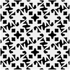 Monochrome Repeat Pattern.black and white grunge  background.Abstract halftone pattern.
