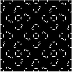 Monochrome Repeat Pattern.black and white grunge  background.Abstract halftone pattern.