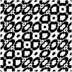 Monochrome Repeat Pattern.black and white grunge  background.Abstract halftone pattern.