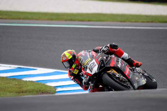PHILLIP ISLAND, AUSTRALIA - NOVEMBER 19: Xavi Fores of Spain on the BARNI Spark Racing Team Ducati during The 2022 FIM World Superbike Championship at Phillip Island, Australia.