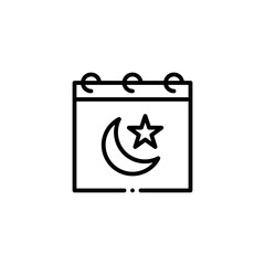 ramadan calendar icon