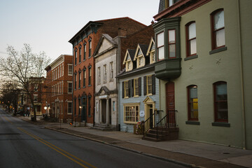 Fototapeta na wymiar Architecture in downtown, York, Pennsylvania