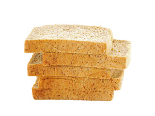 whole wheat bread on transparent png - obrazy, fototapety, plakaty
