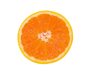 orange slice on transparent png