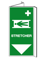 Stretcher Symbol Sign, Vector Illustration, Isolate On White Background Label .EPS10
