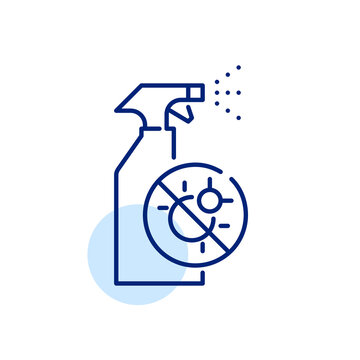 Bug Repellent Spray Icon. Pixel Perfect, Editable Stroke