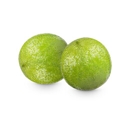 Fresh lime isolated on transparent background (.PNG)