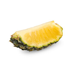 Fresh pineapple isolated on transparent background (.PNG)