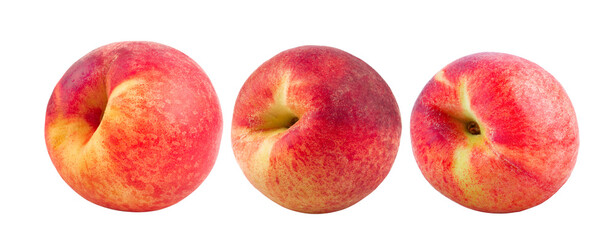 Peach isolated on transparent png
