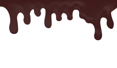 chocolate droplets effect background vector