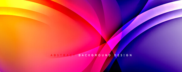 Trendy simple fluid color gradient abstract background with dynamic wave line effect. Vector Illustration For Wallpaper, Banner, Background, Card, Book Illustration, landing page