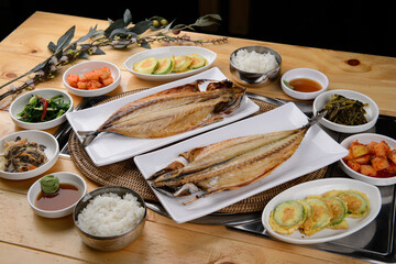 Roasted fish