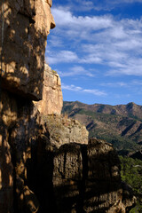 Obraz premium Climbing at shelf road in Colorado
