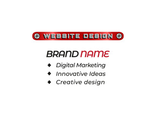 Creative Web Master Logo Template. Concept of software development.