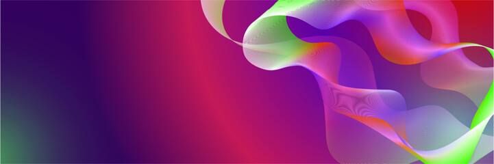 Abstract gradient wave of particles. Big data. Digital background. Futuristic vector illustration.