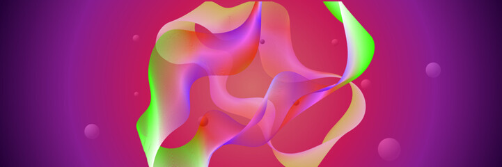 Abstract gradient wave of particles. Big data. Digital background. Futuristic vector illustration.